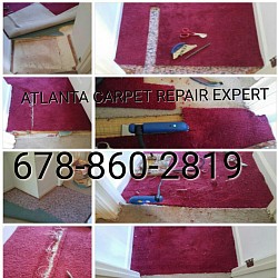 Pet Ripped Carpet Repair for a Doorway