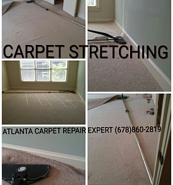 Power stretching allows for the proper fitting  of your carpet